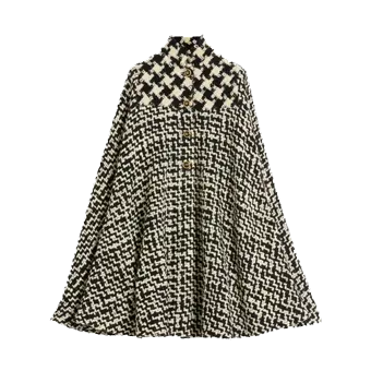 Valentino Garavani

houndstooth-pattern cape