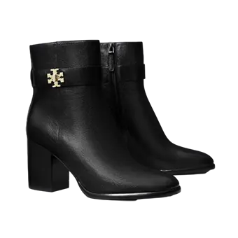 T LOCK HEELED ANKLE BOOT