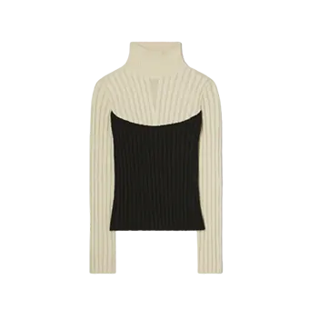 COLORBLOCK TURTLENECK SWEATER 