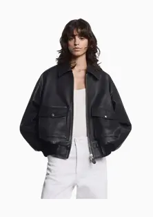 Aviator Jacket in leather